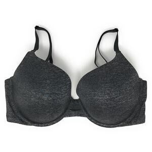 La Senza Silver Gray Padded T Shirt Bra 34DD
